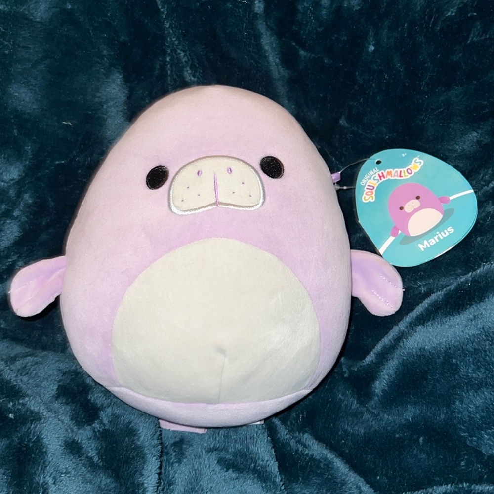 NWT Squishmallows Marius the Manatee 2023 8”